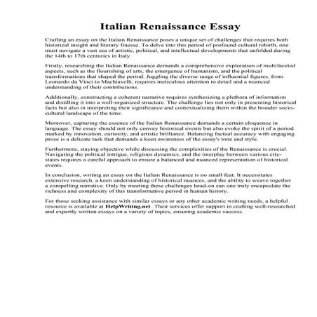 Italian Renaissance Essay.pdf