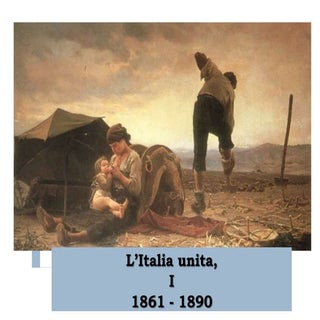 L'Italia unita, 1861-1890