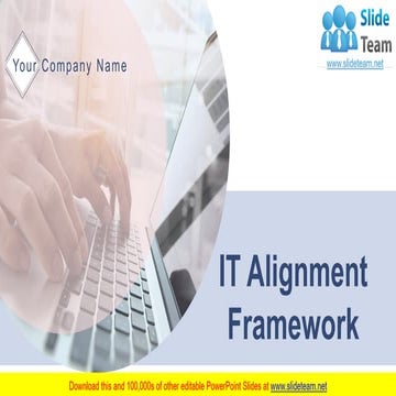 IT Alignment Framework PowerPoint Presentation Slides