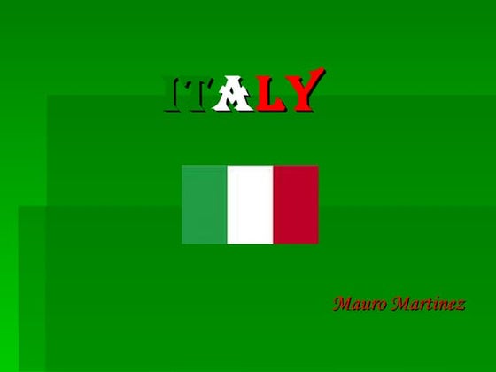 Presentation on Italy | PPT