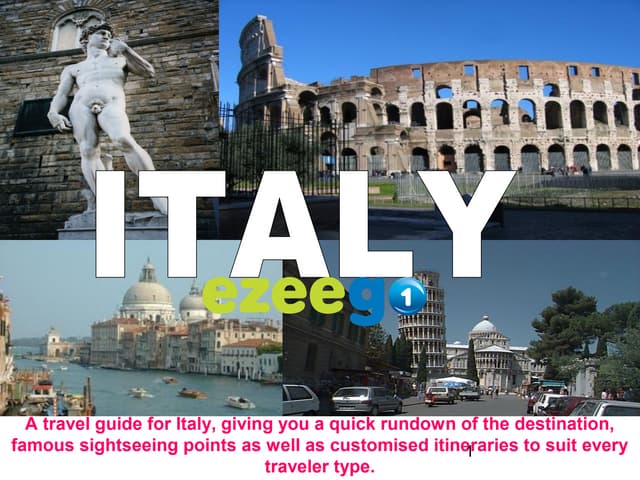 Italy Travel Guide - Tour Packages,...