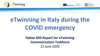 eTwinning in Italy during the COVID emergency - Communication taskforce