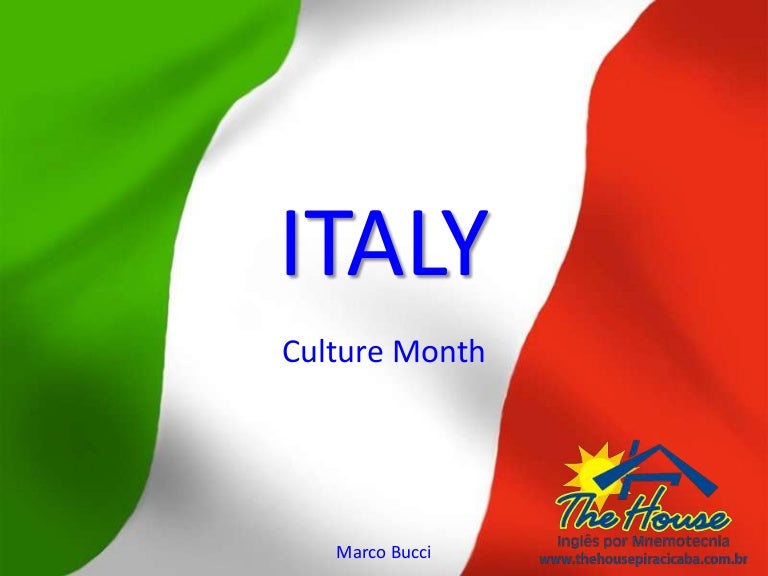 Culture Month 2010 Italy Culture Class