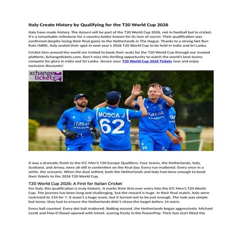 Italy Create History by Qualifying for T20 World Cup 2026.docx