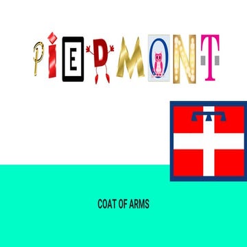 il Piedmonte County in Italy 