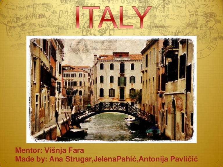 Italian background for powerpoint picture
