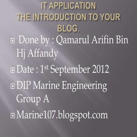 It application qamarul arifin 2