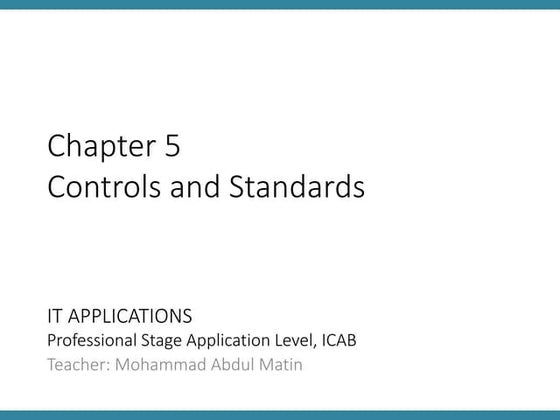 AIS INTERNAL CONTROL | PPTX