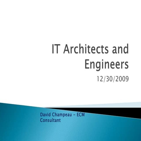 It Architects And Engineers