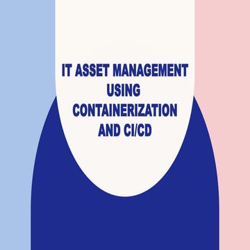 IT ASSET MANAGEMENT docker || ICT Engineering