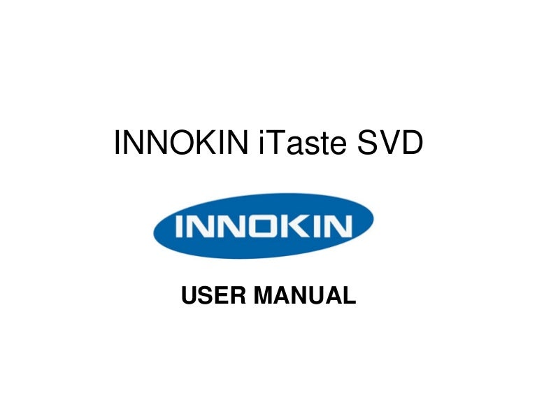 itaste mvp manual