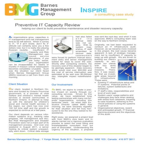 Preventive IT Audit Case Study