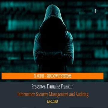 IT Audit - Shadow IT Systems