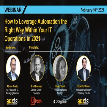 It automation webinar presentation