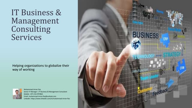 IT Business & Management Consultant | Senior IT Manager
