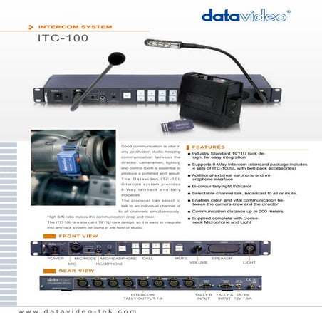 Datavideo ITC-100