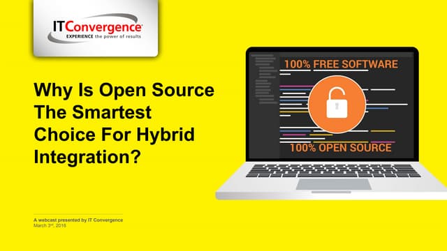 Partner Webinar: Why Is Open Source the Smartest Choice for Hybrid Integration?