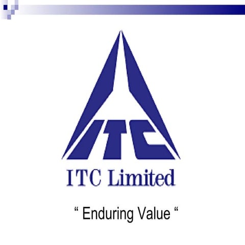 my first presentation on ITC | PPT