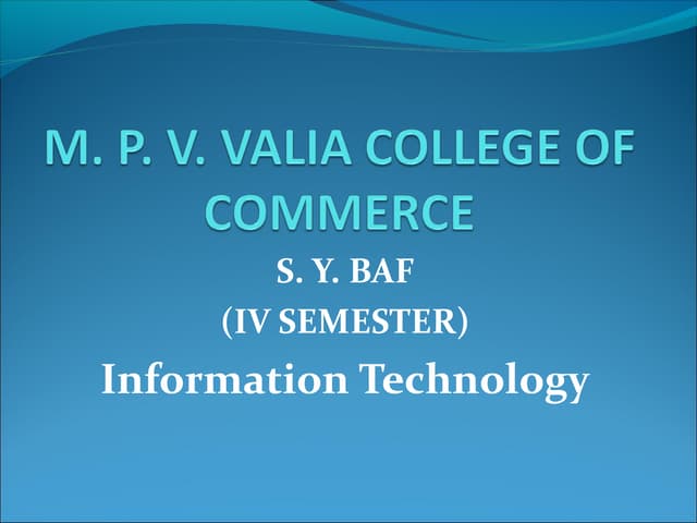 COMPUTERIZED ACCOUNTING AND AUDITING TECHNIQUES (CAAT)