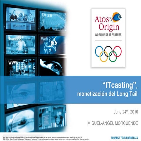 I Tcasting, Monetización Del Long Tail M A Morcuende