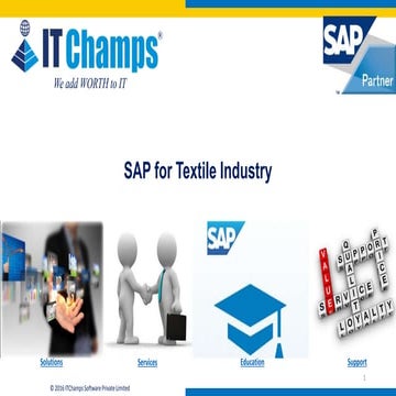 ITChamps- SAP Textile Solution
