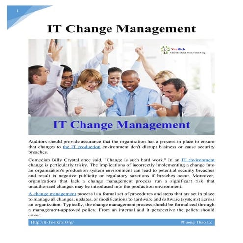 It change management