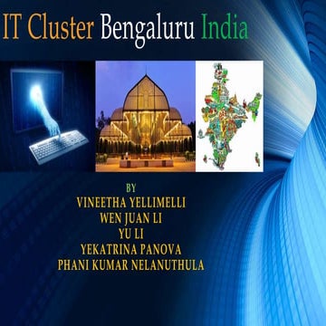 It cluster of bengaluru india | PPTX