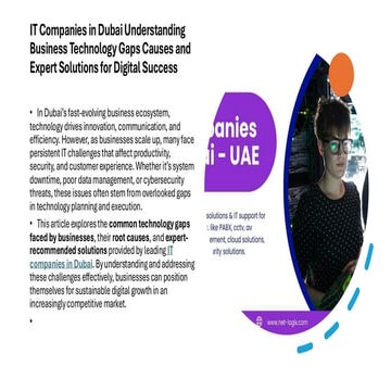IT Companies in Dubai Understanding Business Technology Gaps Causes and Exper...