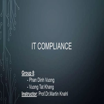 IT compliance