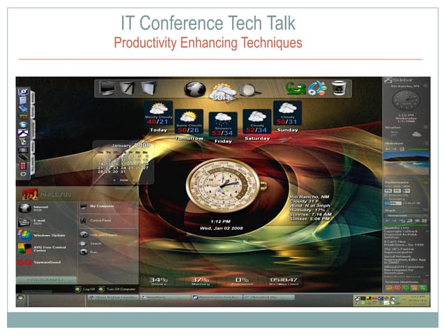 Tech Talk (Productivity Enhancing Tips)