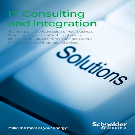 IT Consulting and Integration Services brochure