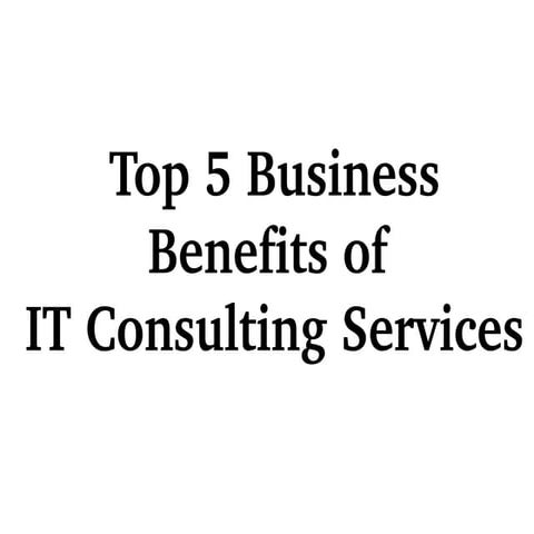 It consulting services