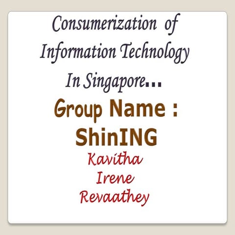 It  consumerisation presentation