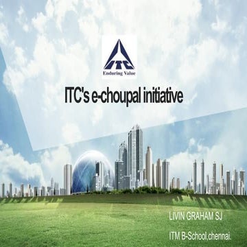 Itc's e choupal initiative