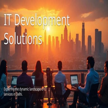 Exploring the Dynamic Landscape of IT Services in Delhi: Innovation, Growth &...