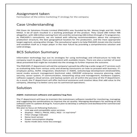 IT Department Roadmap | National Management Olympiad Season 4