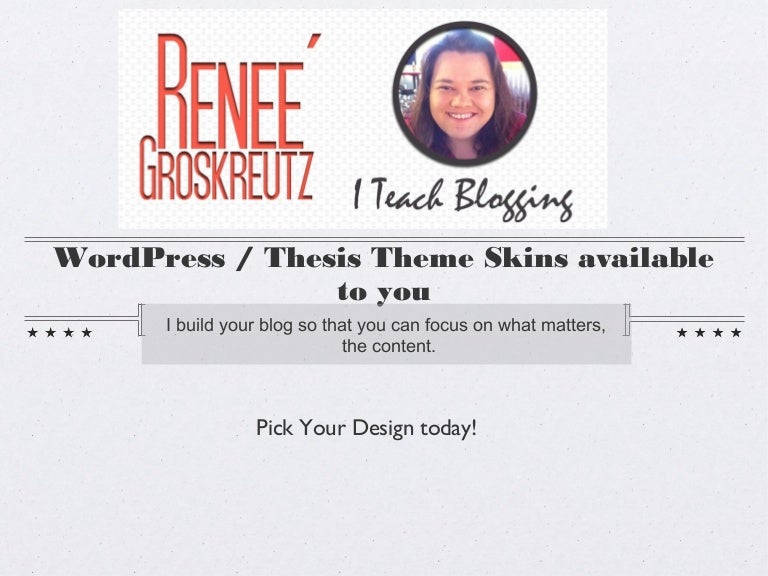 Thesis wordpress theme free download picture
