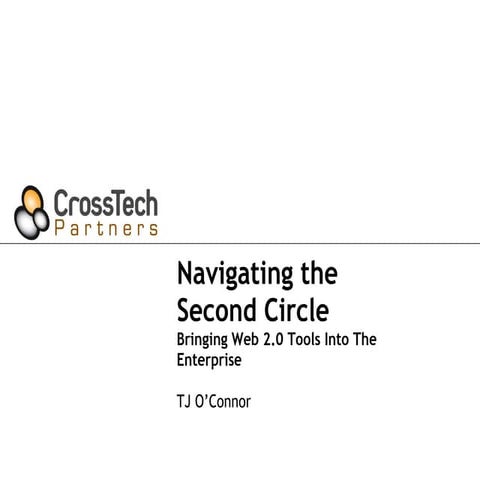 Navigating The Second Circle: Bringing Web 2.0 Tools into the Enterprise