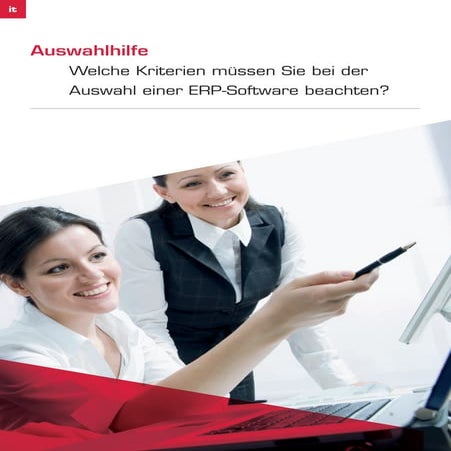 Auswahlhilfe ERP-Software
