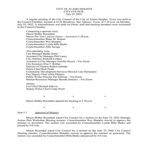 Item # 1c - June 9, 2025 City Council Meeting (CCM)Minutes | PDF