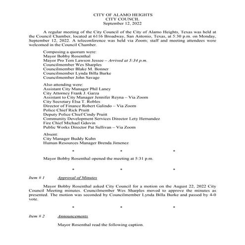 Item # 1c - June 9, 2025 City Council Meeting (CCM)Minutes | PDF