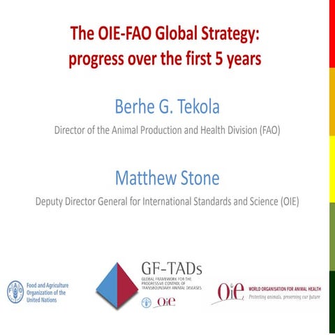 GS42 Item 3 The GfTADS Global Strategy: progress over the first five years, B...
