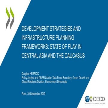 Item 3b Development Strategies and infrastructure planning frameworks: State ...