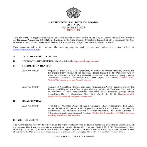 Item # 4 - 200 Grant Ave (ARB #1007F - Compatibility Only)