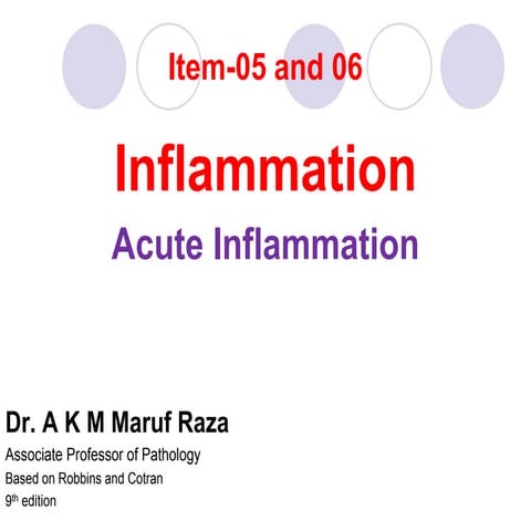 Acute Inflammation for j 25