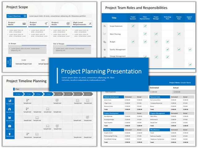 Project Management Plan Presentation | Project Planning Templates | SlideUpLift