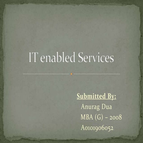 IT Enabled Services