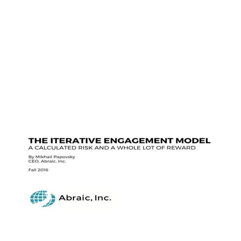 The Iterative Engagement Model | PDF