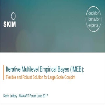 Iterative Multilevel Empirical Bayes (IMEB): An efficient flexible and robust...
