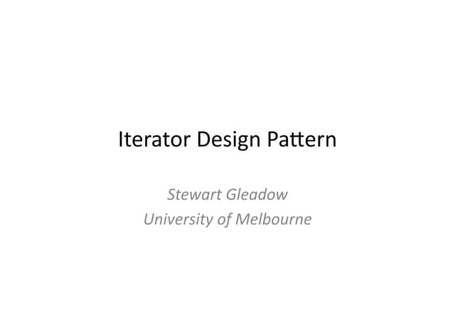 Iterator